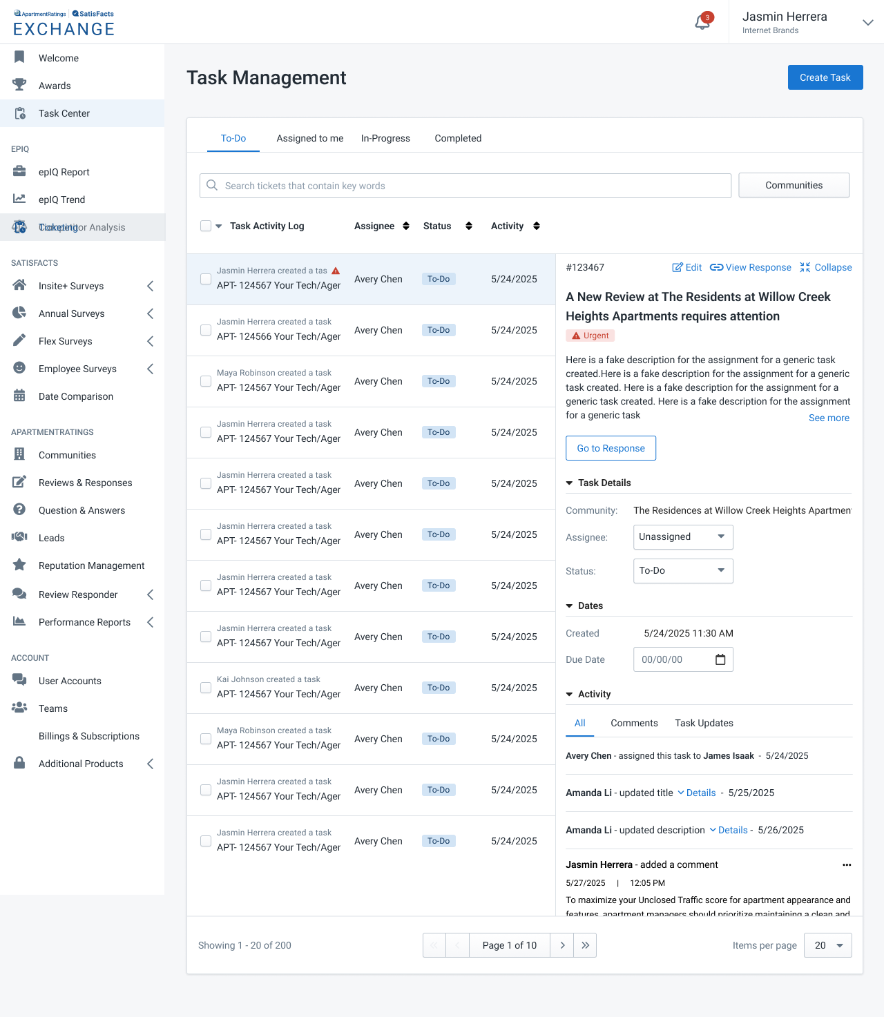 To-Do List (Expanded Detail Panel)